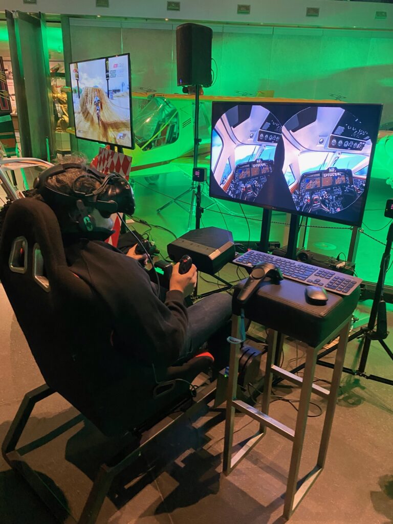 symulator lotu vr wynajem